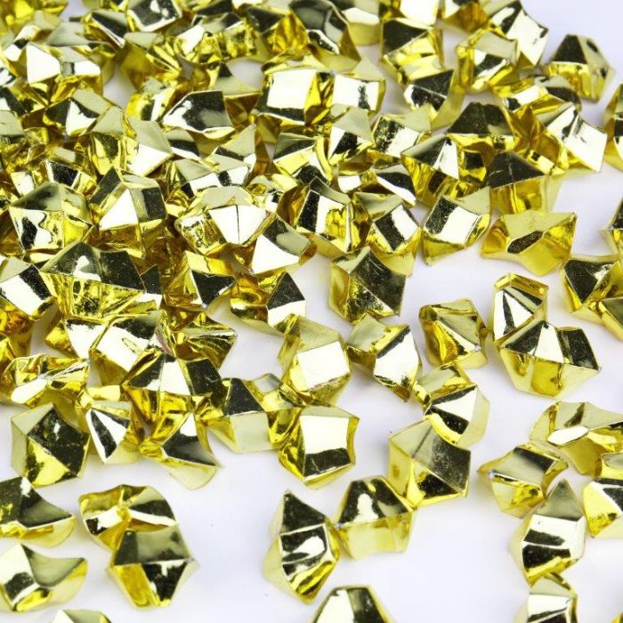 gold Acrylic Rocks