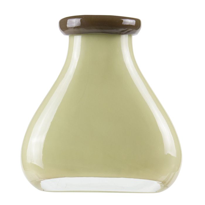 brown decorative bottle vase