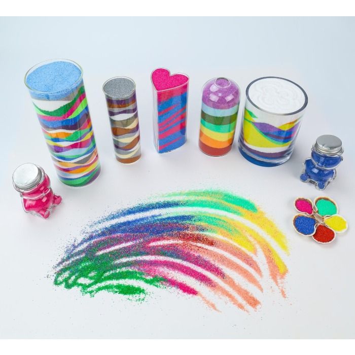 Colored Sand Mix Assorted Vase Filler, (1800, 3600, 5400 lbs) - $0.49/lbs