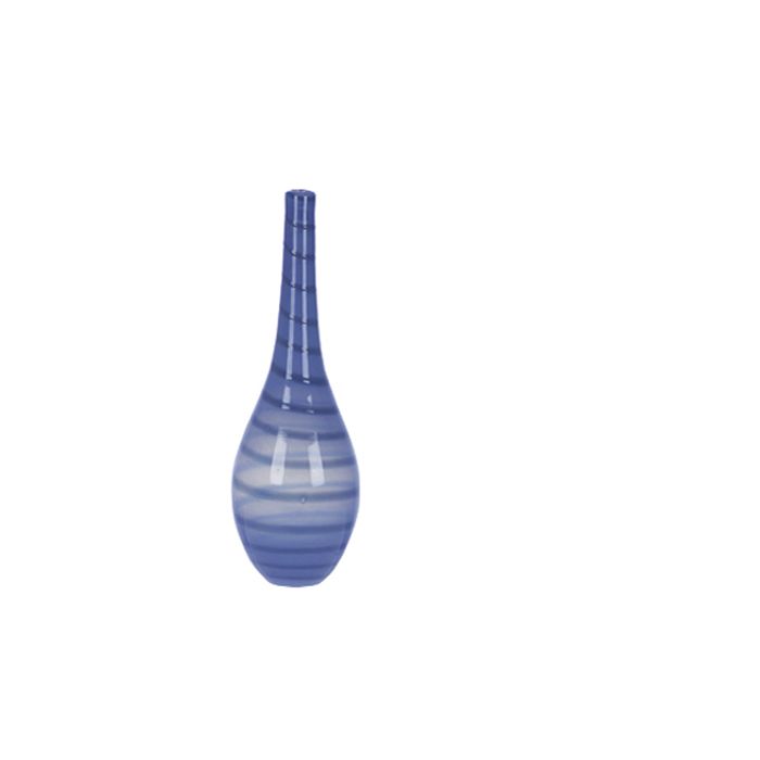 Swirl Bud Vase Light Blue  H-15" (Only 2 Left!)