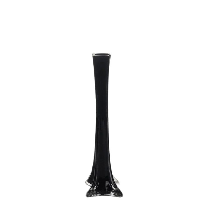black glass eiffel tower vases