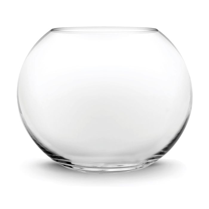 14" glass bubble bowl