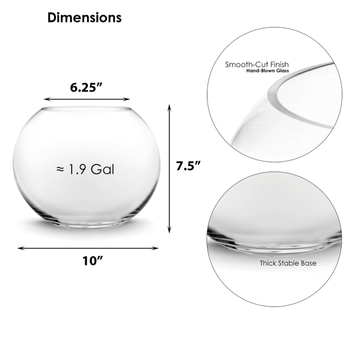 Exquisite Glass Bubble Bowls | Elegant, Versatile, and Durable