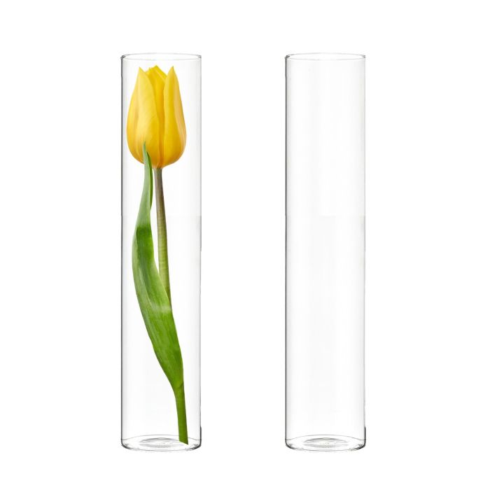 16 inches glass cylinder vases