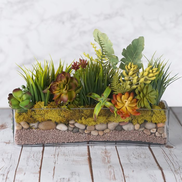 glass rectangle glass vases