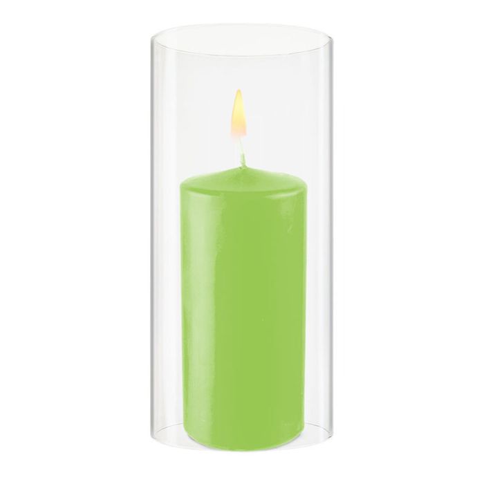 glass candle holder chimney shades tubes