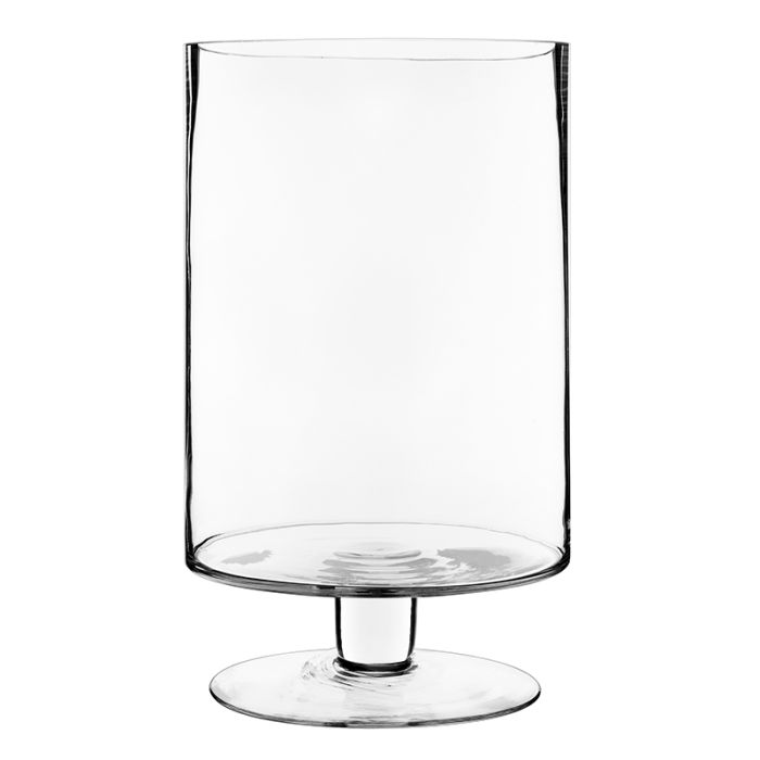 glass hurricanes holders pedestal pillar