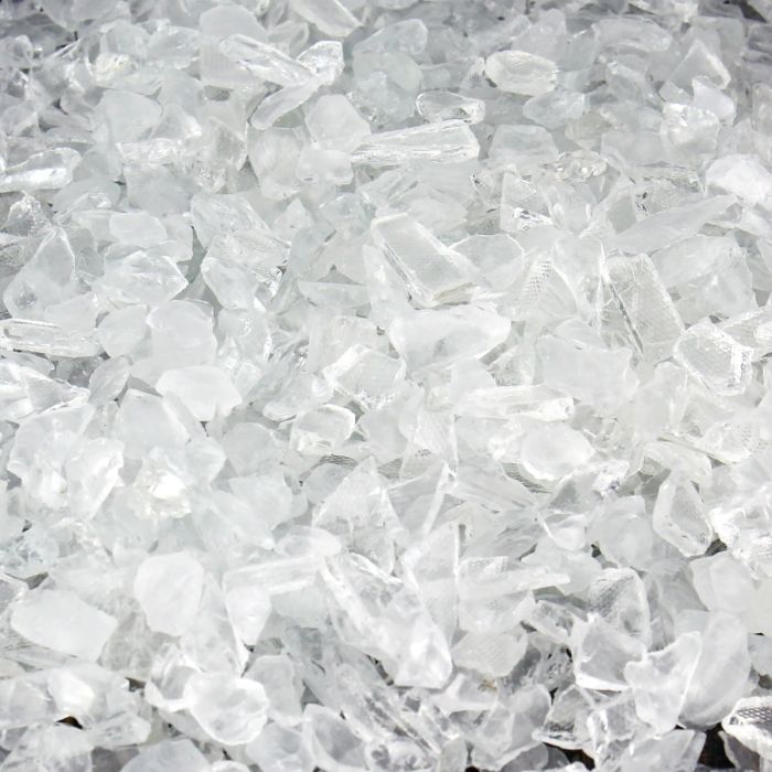 clear glass gravel vase fillers