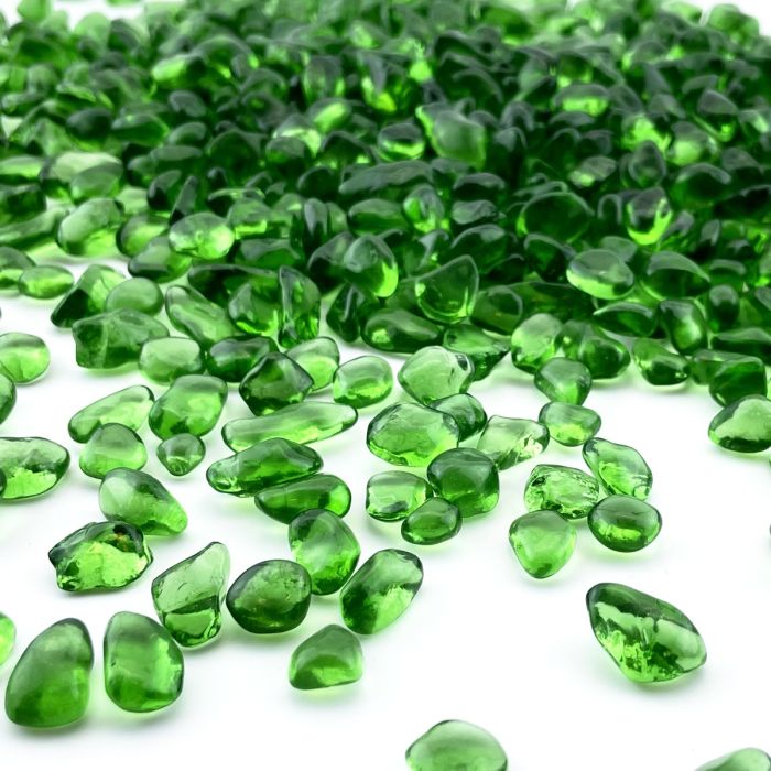 green glass gravel gemstones aquarium glass vase filler succulent bottom landscaping