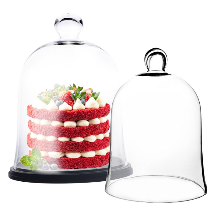 glass cloches domes
