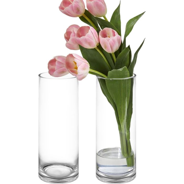 14 inches glass cylinder vase