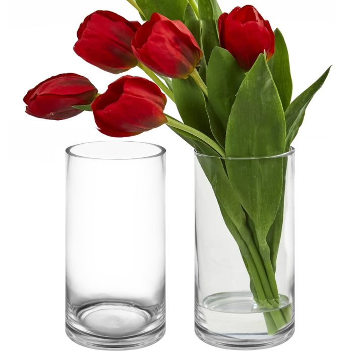 10 inches glass cylinder vases wholesale