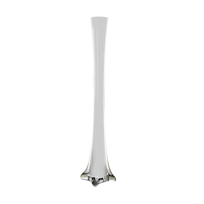 WHITE TOWER VASE