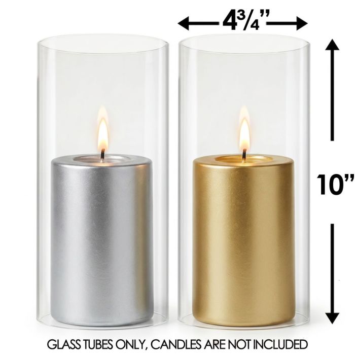 glass hurricanes candle holder chimney tubes shades