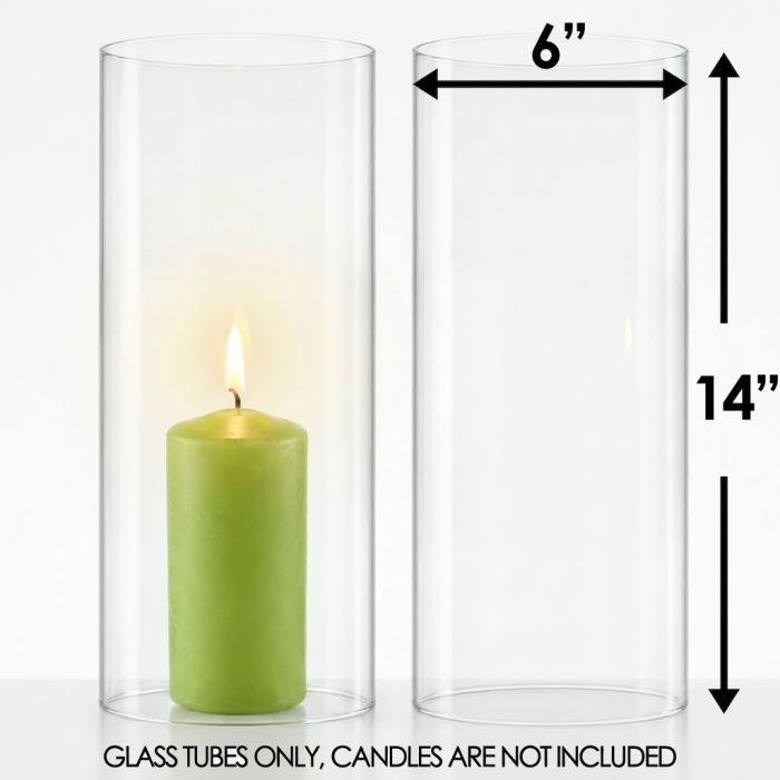 glass hurricanes candle holder chimney tubes shades