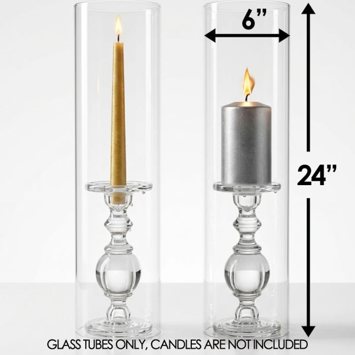 glass hurricanes candle holder chimney tubes shades
