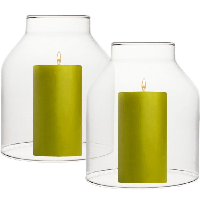 glass hurricane chimney tubes