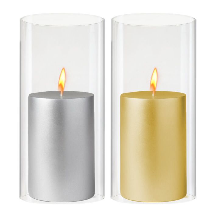 glass hurricanes candle holder chimney tubes shades