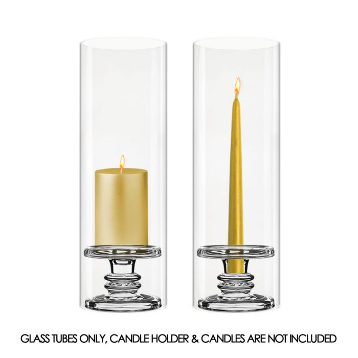glass hurricanes candle holder chimney tubes shades