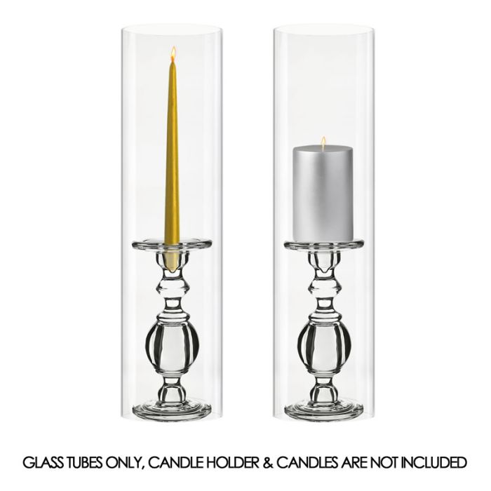 glass hurricanes candle holder chimney tubes shades