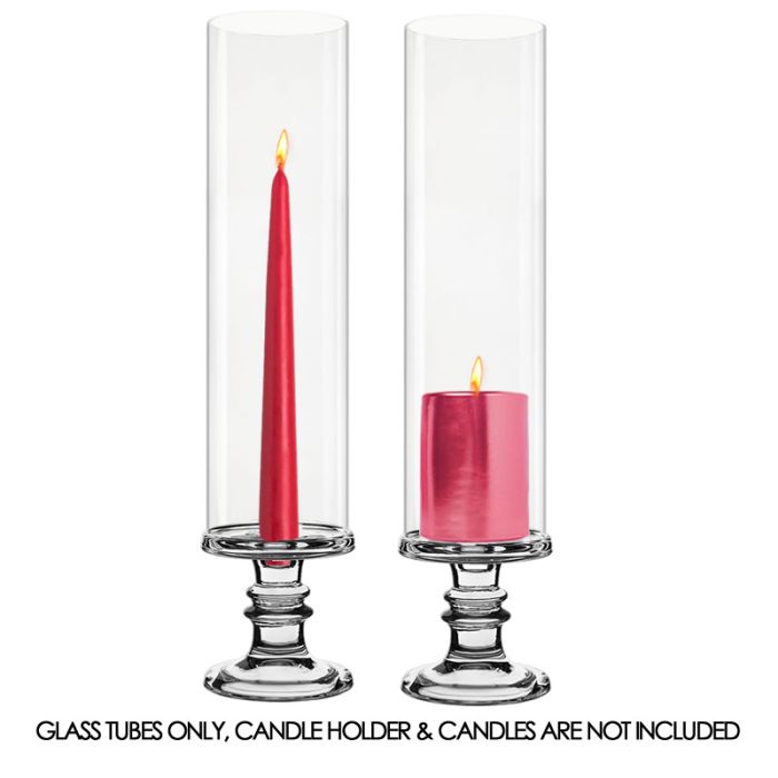 glass hurricanes candle holder chimney tubes shades