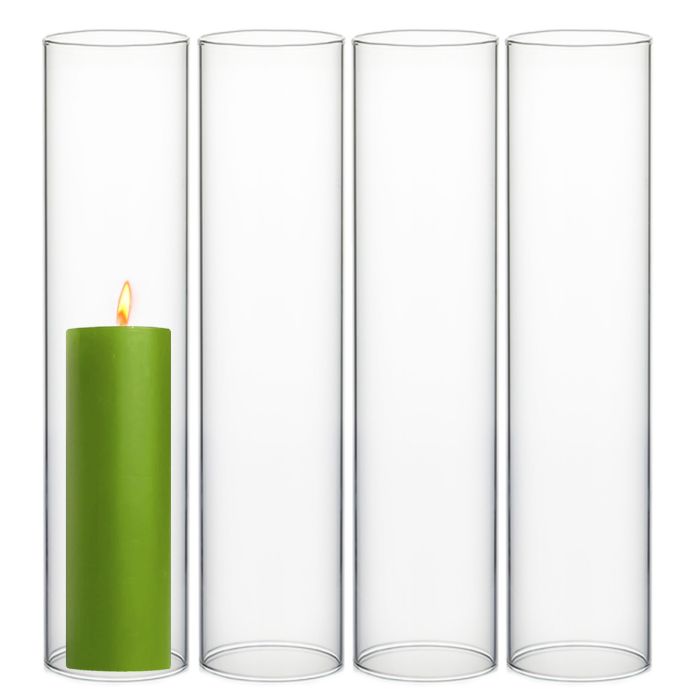glass hurricanes candle holder chimney tubes shades