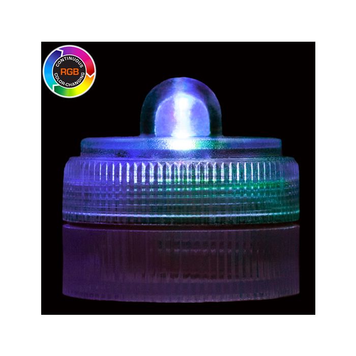 Submersible LED Triple Light Red Green Blue (RGB) Waterproof Lights