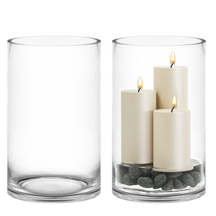 large glass cylinder vases