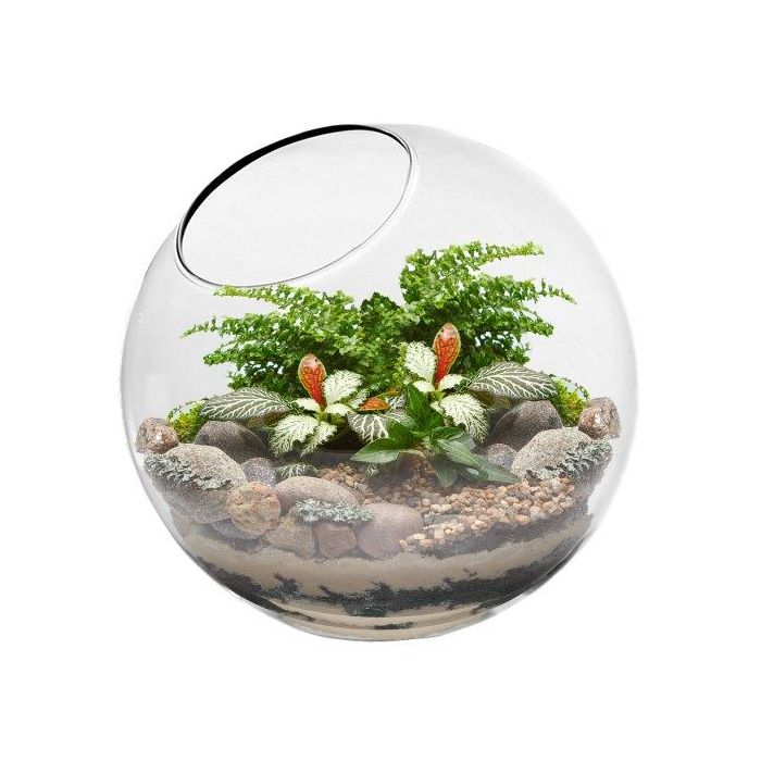 slant cut bubble bowl