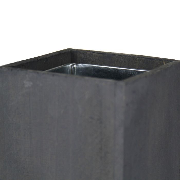 10-inch Tall Wood Planters | 5 x 5 Opening