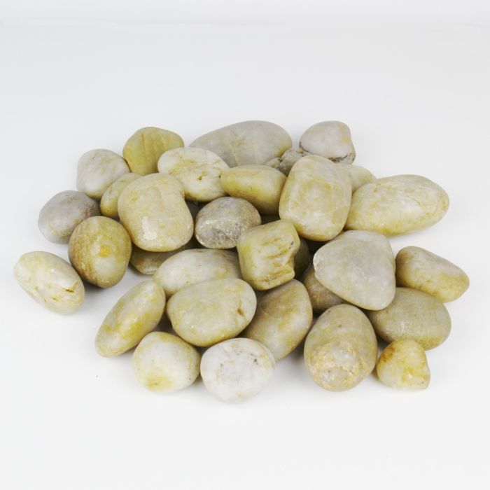 River Stone Natural White 3-5cm - 12 bags (2 lbs each)