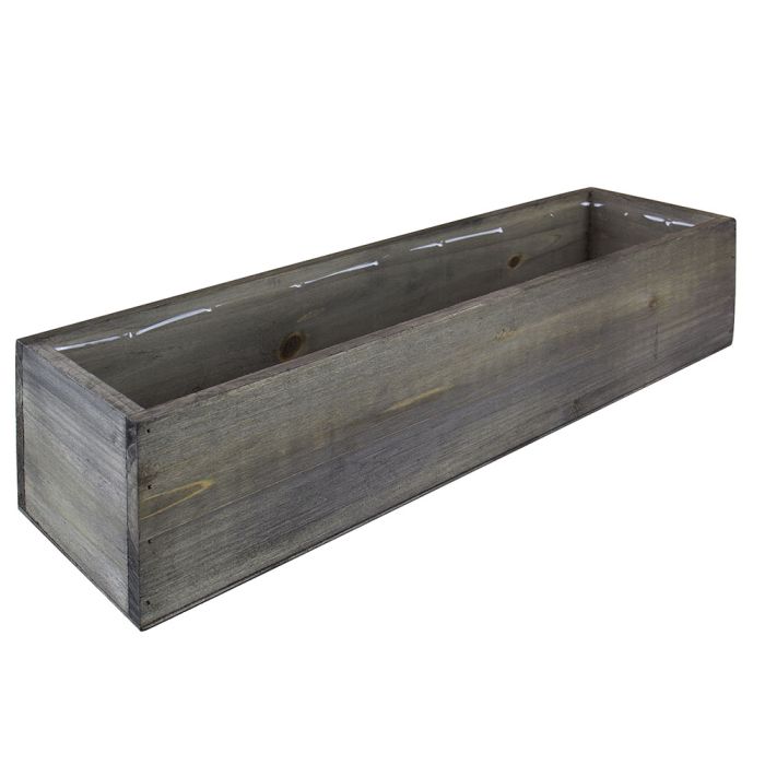 wood planter box 17 inches