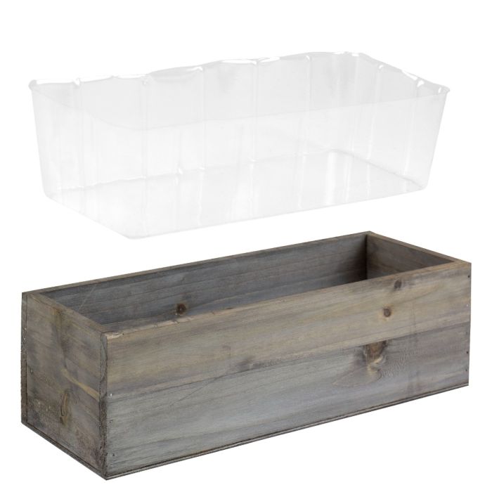 rectangle wood planter box