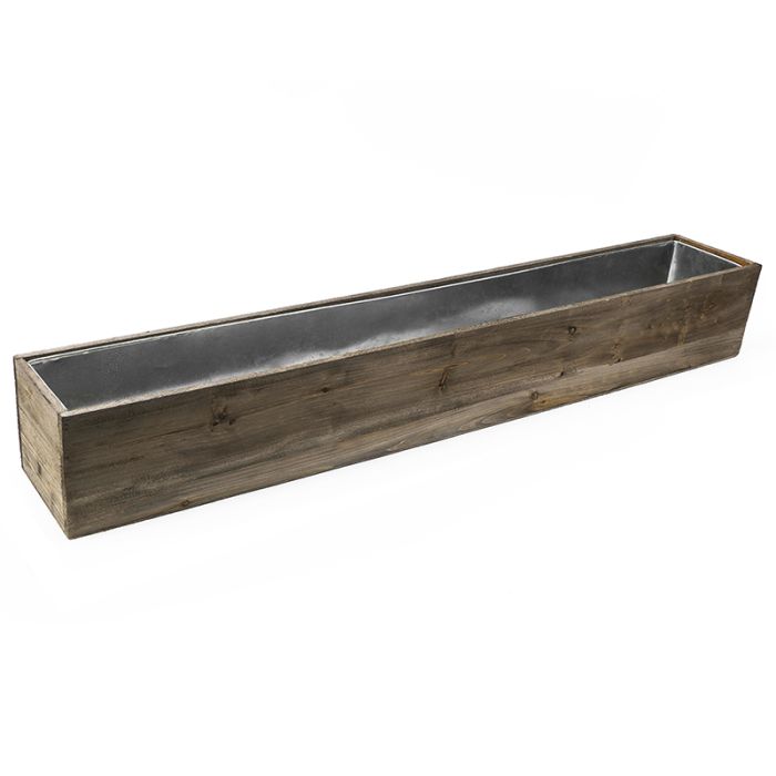 Wood Rectangle Planter Box