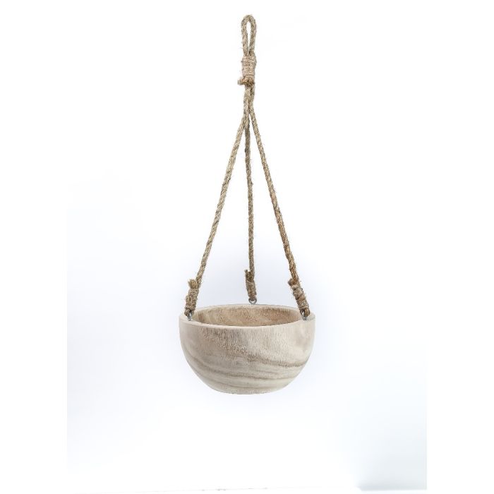 wood hanging planter