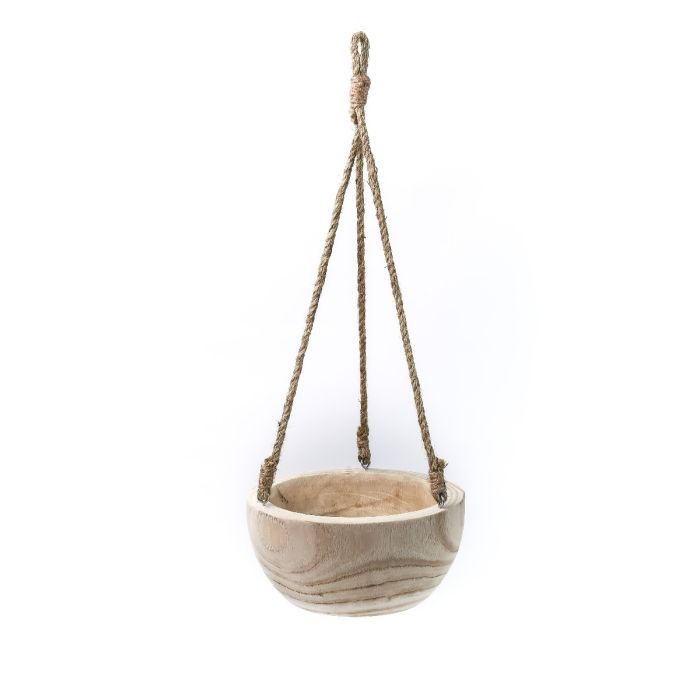 wood hanging planters