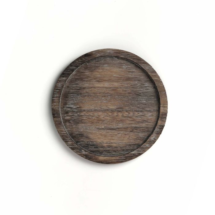 brown 9 inches wooden tray