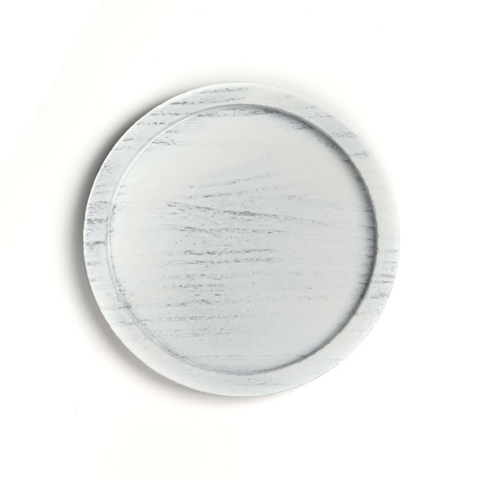 white 11 inches serving tray