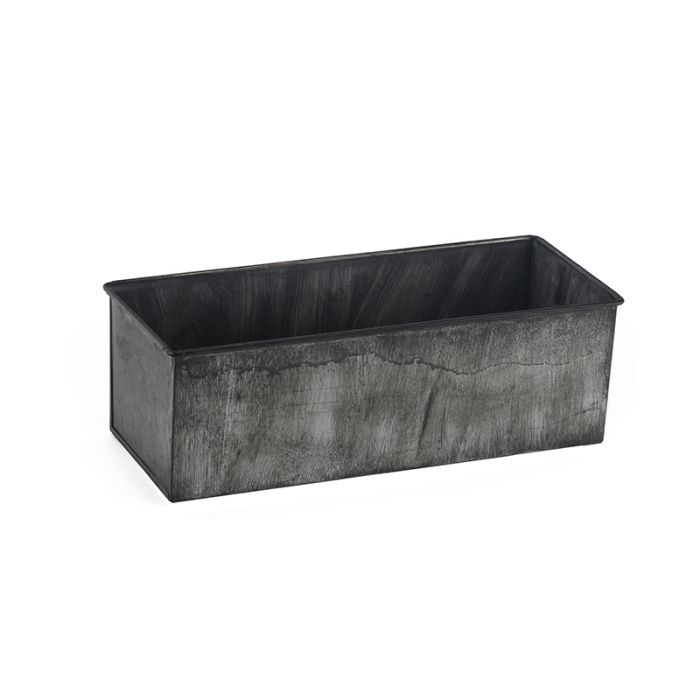 metal rectangle planter vases