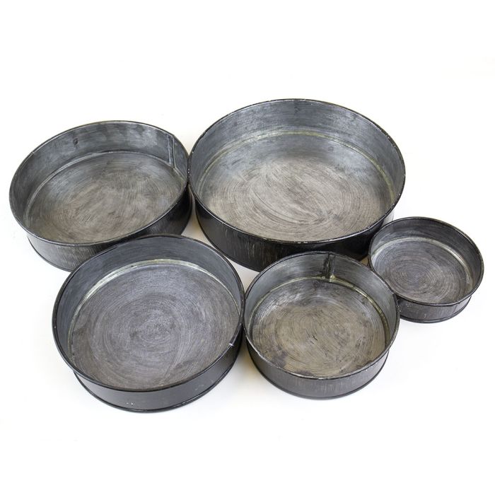 shallow iron steel trays wholesale