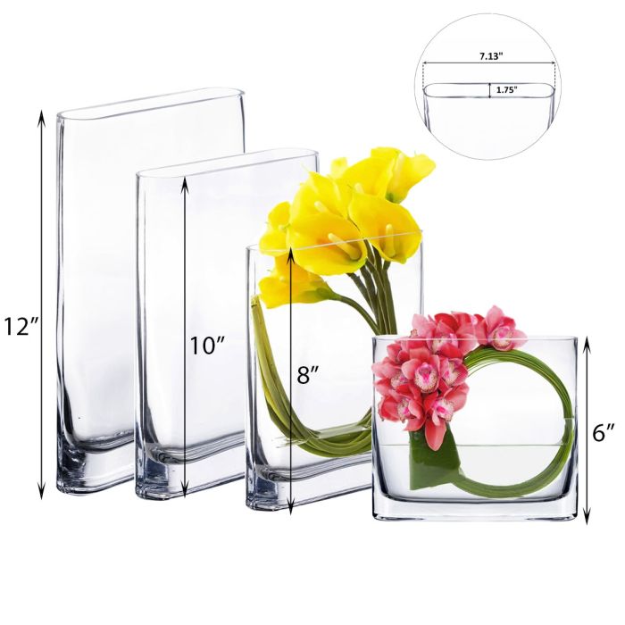 Glass Book Vase