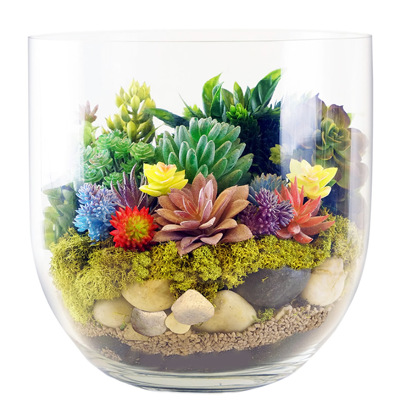 Glass Urn Vases