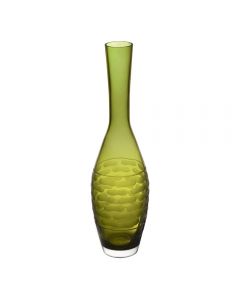 olive green teardrop glass vases bud vase floral art glass