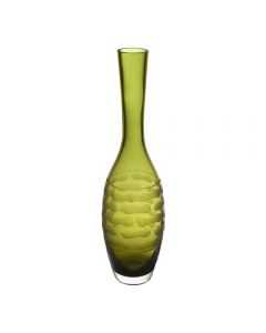 olive green teardrop glass vases bud vase floral art glass