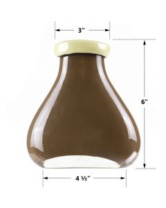 brown decorative vase