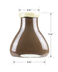 brown decorative vase