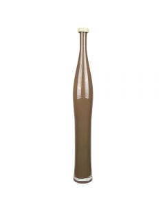 brown slim decorative vases