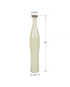 brown slim decorative vases