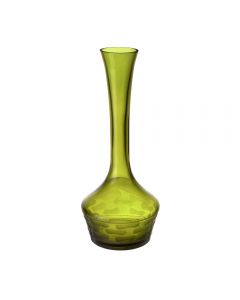 olive green teardrop glass vases bud vase floral art glass