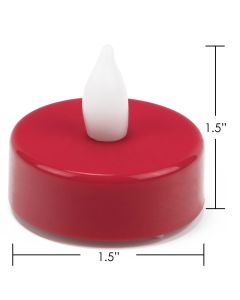 RED LED TEALIGHT CANDLES